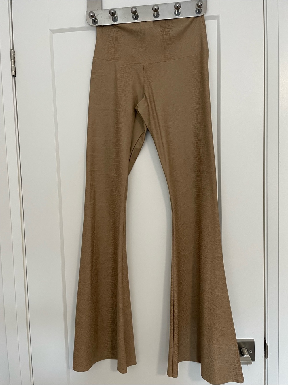 We The Free Tan High-Rise Flared Pants